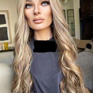 Luxurious 100% premium European Human Hair Gripper Wig.